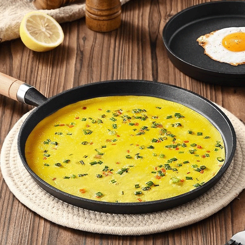 Synapik Non-Stick Cast Iron Frying Pans for Effortless Cooking