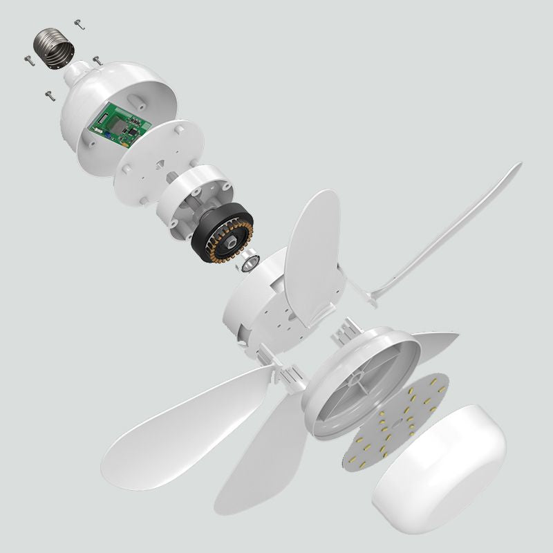 Synapik Ceiling Fan with Light and Remote Control for Modern Homes