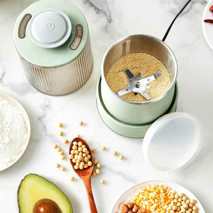 Synapik Multi-Functional Grain Grinder - Double Layer Design for Versatile Grinding