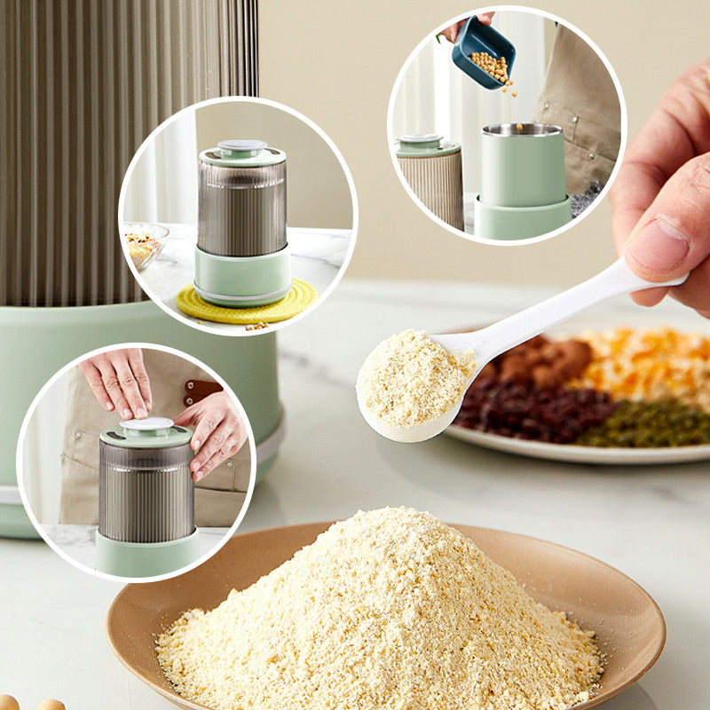 Synapik Multi-Functional Grain Grinder - Double Layer Design for Versatile Grinding