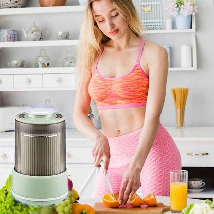 Synapik Multi-Functional Grain Grinder - Double Layer Design for Versatile Grinding