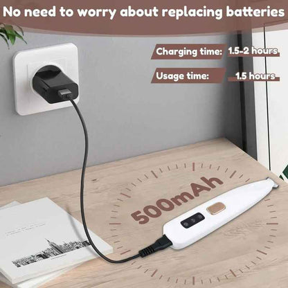 Synapik Waterproof Rechargeable Pet Shaver with LED Light - Ultimate Grooming Tool