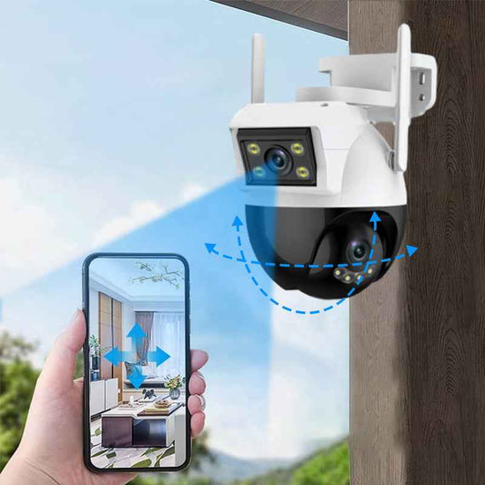 Synapik Binocular Wireless 360° Surveillance Camera
