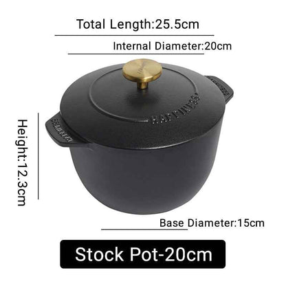 Synapik Multi-Functional Nonstick Stock Pot with Steamer for Versatile Cooking