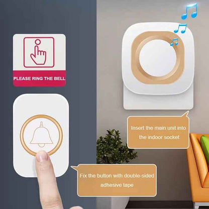 Synapik Self-Powered Wireless Doorbell for Home Use – Hassle-Free Remote Control