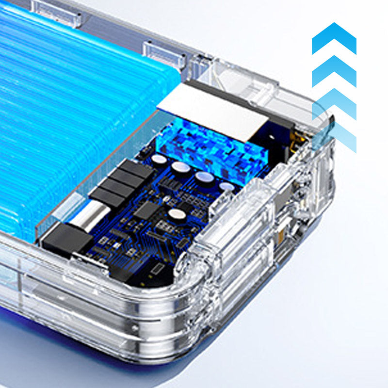 Synapik Multifunctional Portable Charger with Built-in Plug for On-the-Go Power