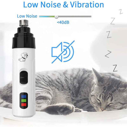 Synapik Pet Nail Grinder Set for Effortless Grooming and Safety