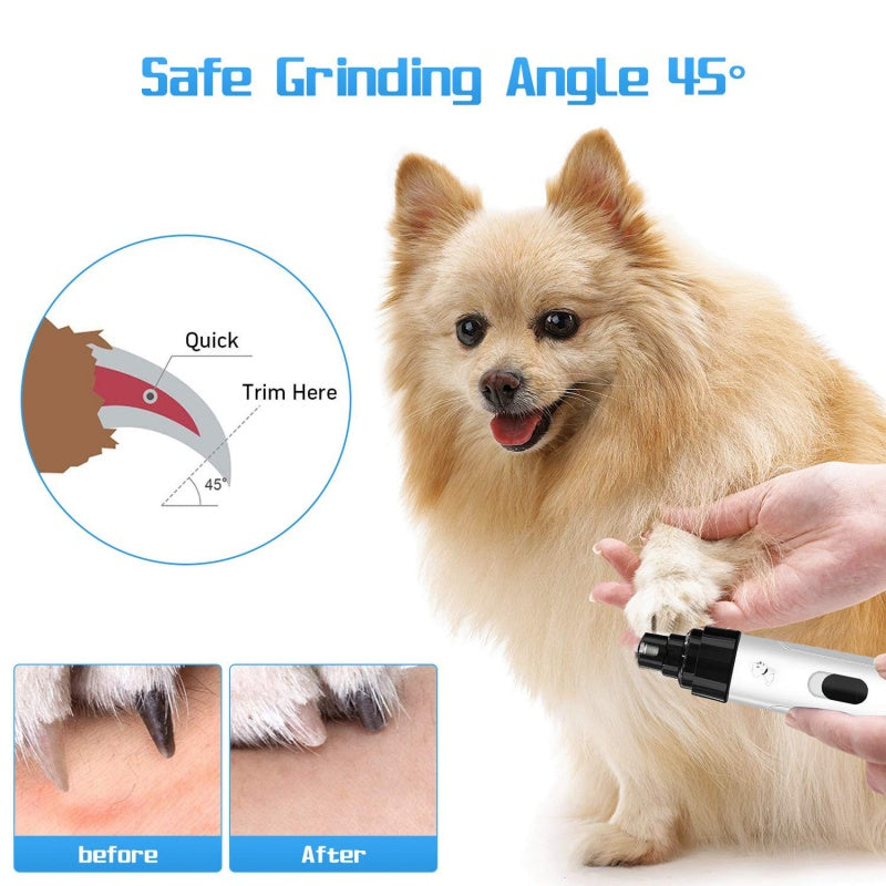 Synapik Pet Nail Grinder Set for Effortless Grooming and Safety