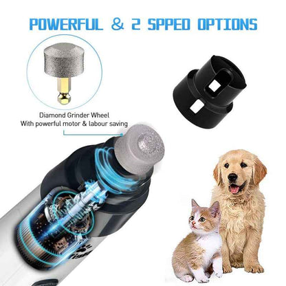 Synapik Pet Nail Grinder Set for Effortless Grooming and Safety