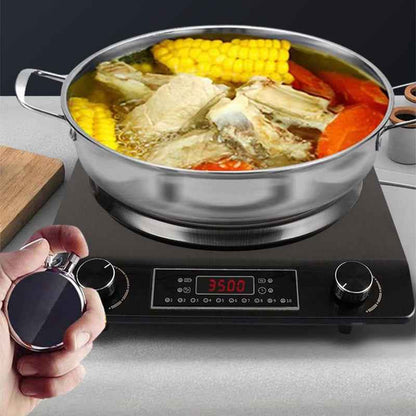 Synapik 3500W Induction Cooktop with 10 Temperature Levels for Effortless Cooking