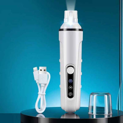 Synapik Super Quiet Pet Nail Grinder with LED Light for Effortless Grooming