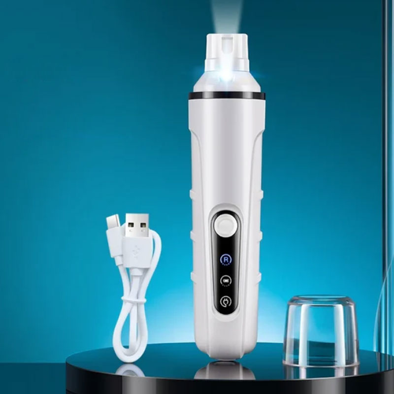 Synapik Super Quiet Pet Nail Grinder with LED Light for Effortless Grooming