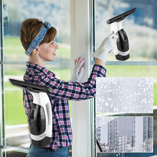Synapik 20W Cordless Window Vacuum Cleaner - Rechargeable Cleaning Set