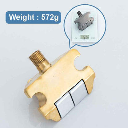 Synapik Dual Control Valve Bidet Sprayer Set - 1-In-2-Out Design