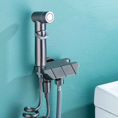 Synapik Dual Control Valve Bidet Sprayer Set - 1-In-2-Out Design