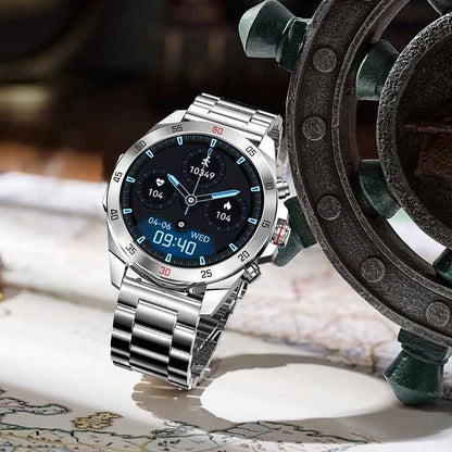 Synapik 1.43" HD Waterproof Bluetooth Health Monitor Watch