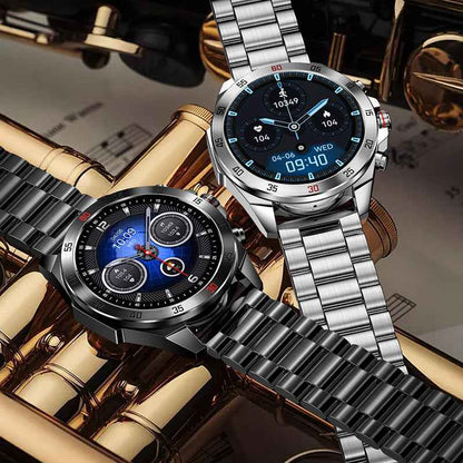 Synapik 1.43" HD Waterproof Bluetooth Health Monitor Watch