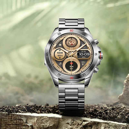 Synapik 1.43" HD Waterproof Bluetooth Health Monitor Watch