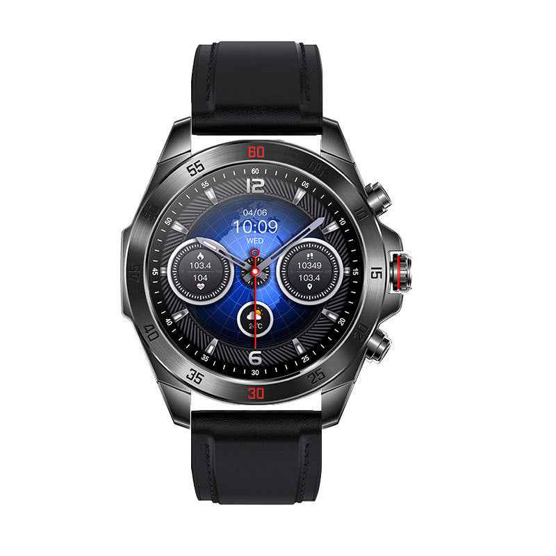 Synapik 1.43" HD Waterproof Bluetooth Health Monitor Watch