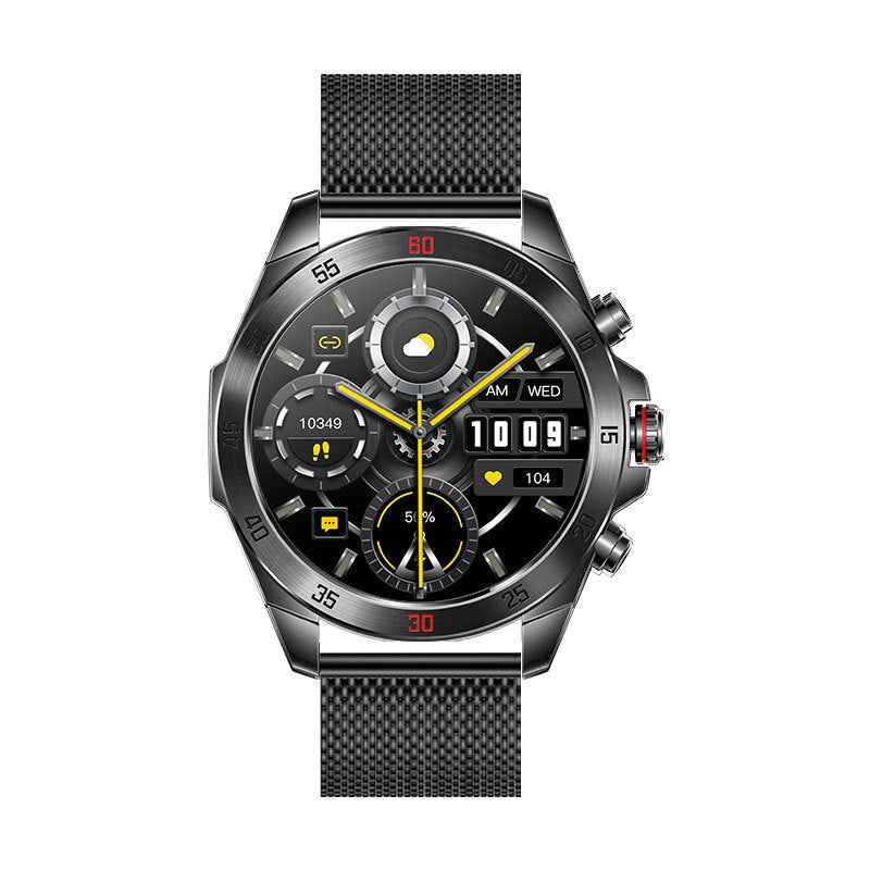 Synapik 1.43" HD Waterproof Bluetooth Health Monitor Watch