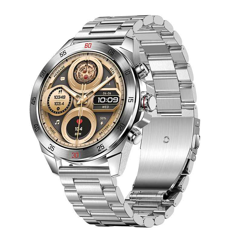 Synapik 1.43" HD Waterproof Bluetooth Health Monitor Watch