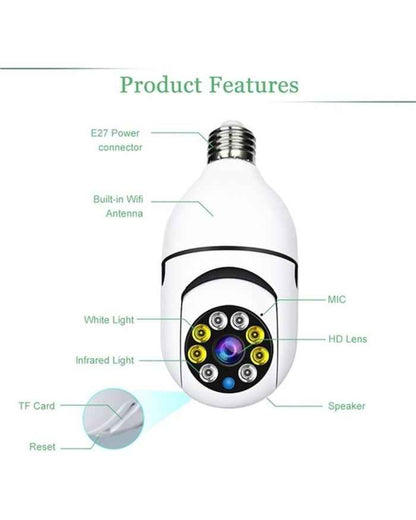 Synapik Wireless WiFi Light Bulb Camera Security Cam Grab Yours Now