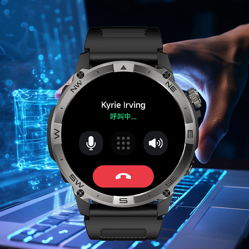 Synapik Outdoor Smart Bluetooth Fitness Watch for Active Lifestyles