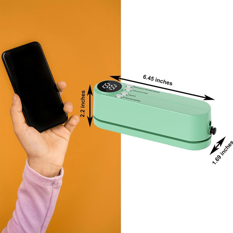 Synapik Portable Plastic Mini Sealer for Easy Packing