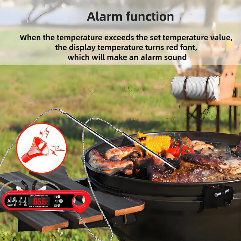 Synapik Instant Read Thermometer for Cooking - Precision Temperature Measurements for Perfect Results