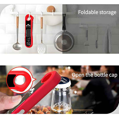 Synapik Instant Read Thermometer for Cooking - Precision Temperature Measurements for Perfect Results