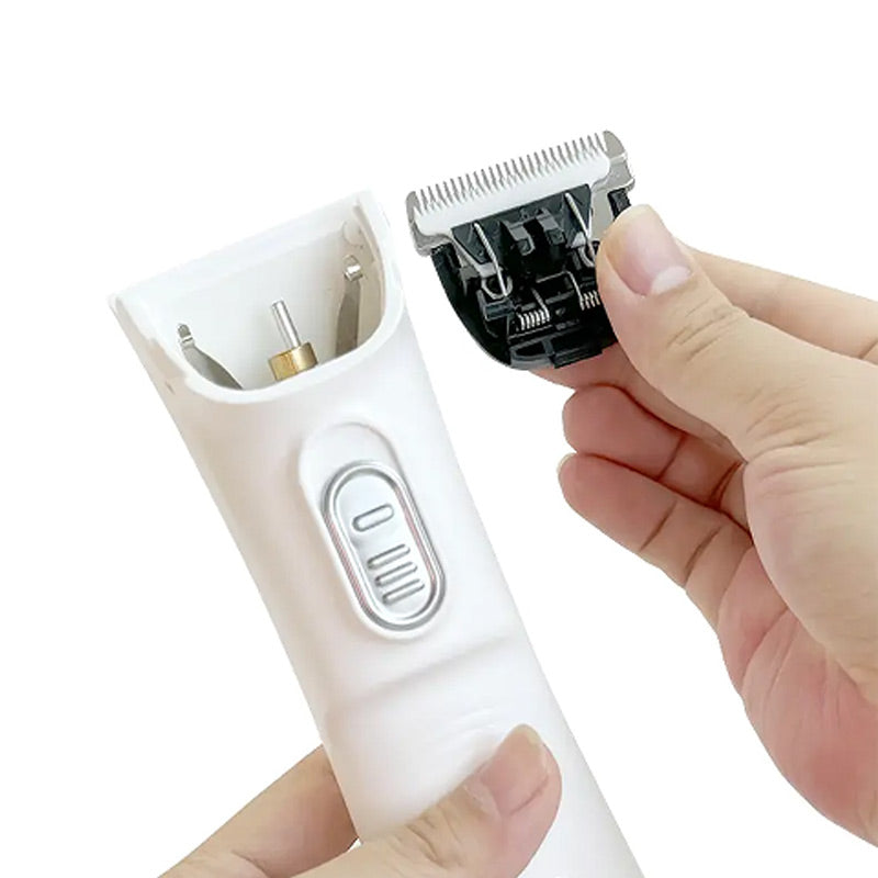 Synapik Pet Shaver with Suction and Recycling Bin for Effortless Grooming