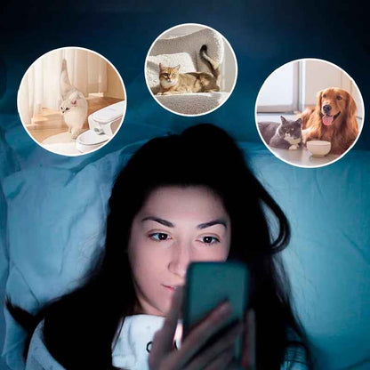 Synapik 2025 New Arrivals HD Wireless Pet Robot Camera - Intelligent Remote Monitoring