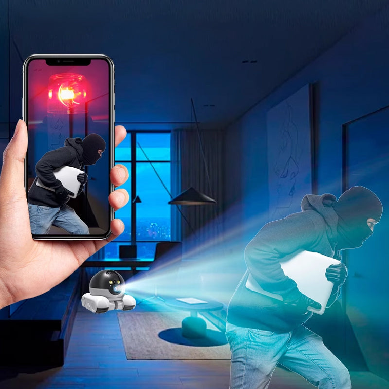 Synapik 2025 New Arrivals HD Wireless Pet Robot Camera - Intelligent Remote Monitoring