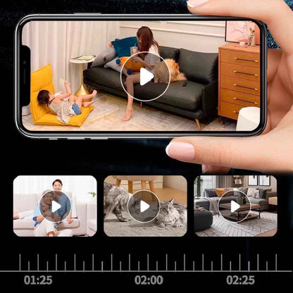 Synapik 2025 New Arrivals HD Wireless Pet Robot Camera - Intelligent Remote Monitoring