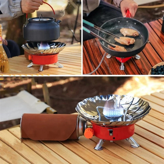 Synapik Lotus Small Square Portable Outdoor Cooking Stove - Foldable Design for a New Experience in Outdoor Cooking!