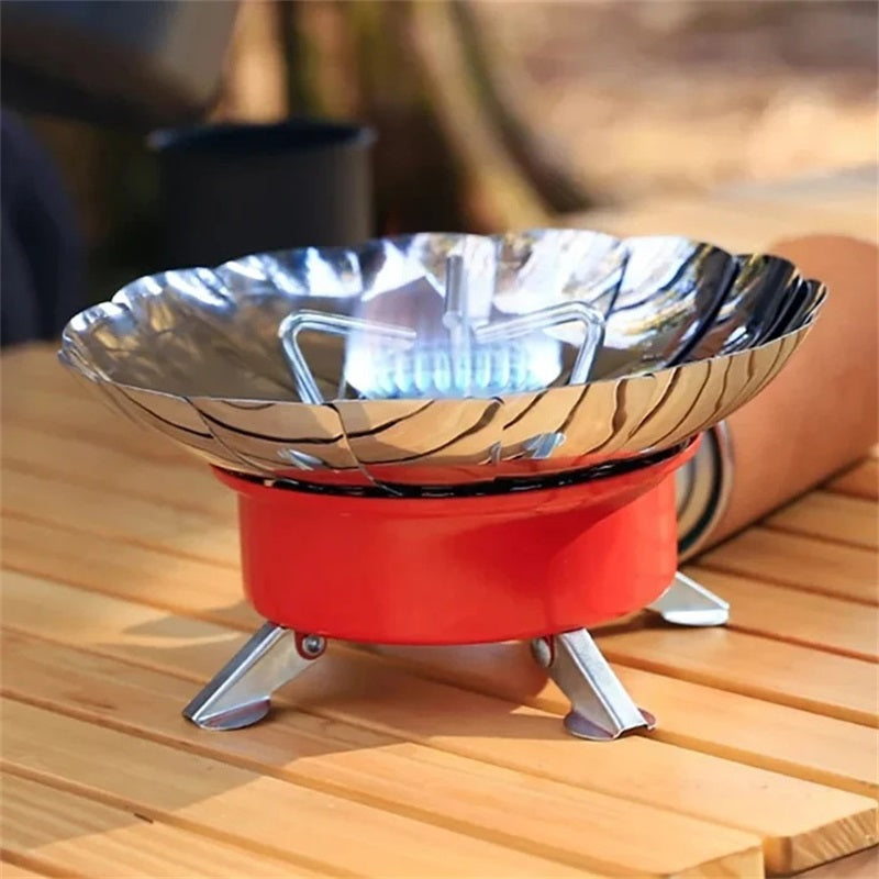 Synapik Lotus Small Square Portable Outdoor Cooking Stove - Foldable Design for a New Experience in Outdoor Cooking!