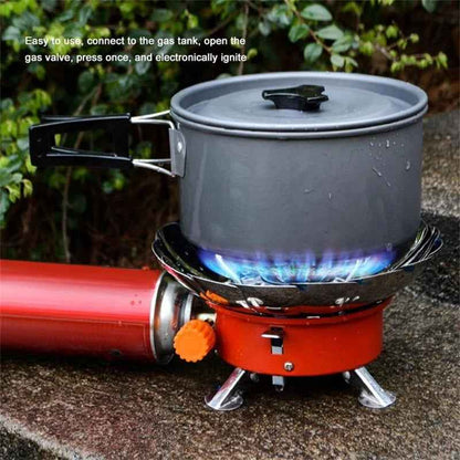 Synapik Lotus Small Square Portable Outdoor Cooking Stove - Foldable Design for a New Experience in Outdoor Cooking!