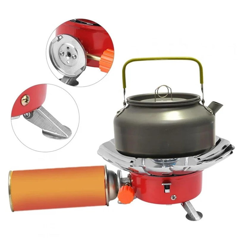 Synapik Lotus Small Square Portable Outdoor Cooking Stove - Foldable Design for a New Experience in Outdoor Cooking!