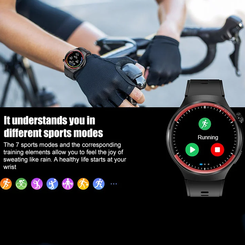 Synapik Smart Health Monitoring Watch - Track Your Wellness with Bluetooth Technology