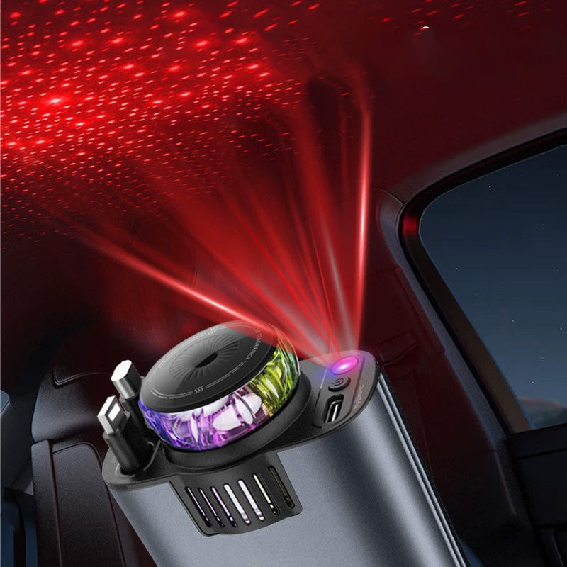 Synapik 5-in-1 Charger Aroma Diffuser with Starlight Ceiling Features