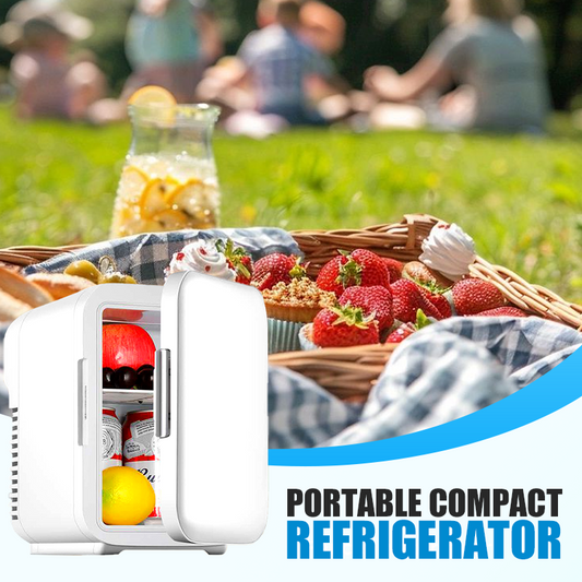 Synapik 4L Mini Car Refrigerator - Portable Cooling Solution for Travel