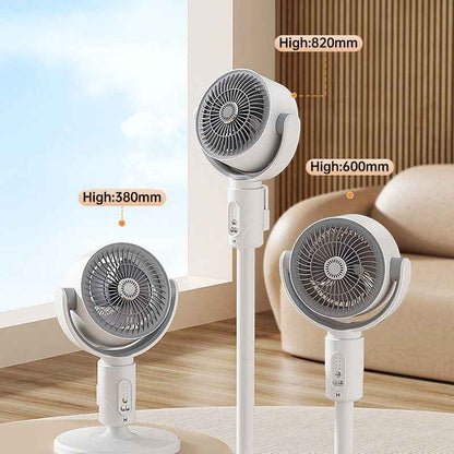 Synapik USB-Powered Silent Energy-Saving Floor Fan for Efficient Airflow