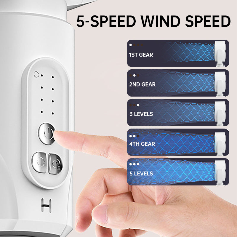 Synapik USB-Powered Silent Energy-Saving Floor Fan for Efficient Airflow