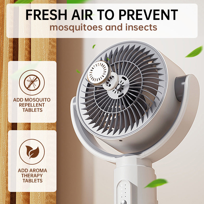 Synapik USB-Powered Silent Energy-Saving Floor Fan for Efficient Airflow