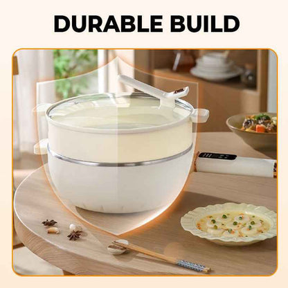 Synapik Non-stick Electric Wok for Effortless Cooking and Stir-Frying