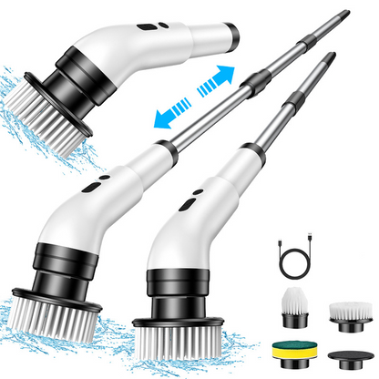 Synapik Multifunctional Electric Cleaning Brush 12-Piece Set