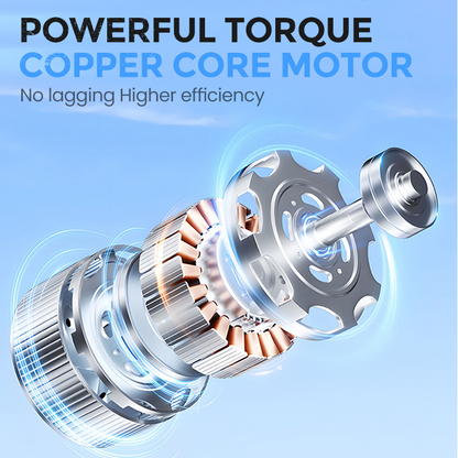 Synapik Multifunctional Electric Cleaning Brush 12-Piece Set