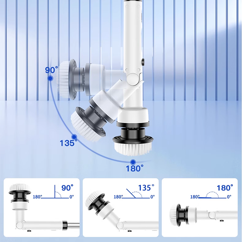 Synapik Multifunctional Electric Cleaning Brush 12-Piece Set