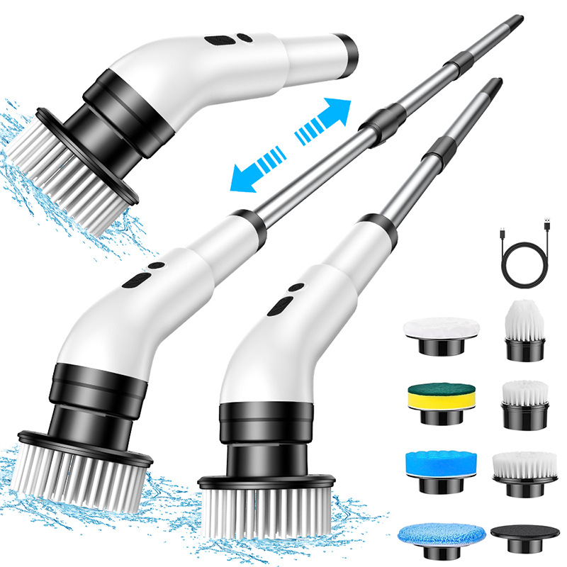 Synapik Multifunctional Electric Cleaning Brush 12-Piece Set