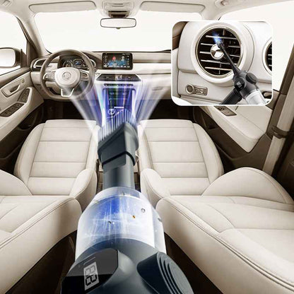 Synapik Wireless Handheld Car Vacuum Cleaner Set - Multi-Function Design for Ultimate Cleanliness